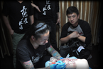 中央电视台采访异绣堂纹身